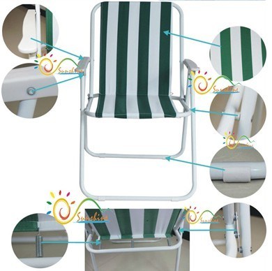 Folding Beach Spring Chair (XY-133D)