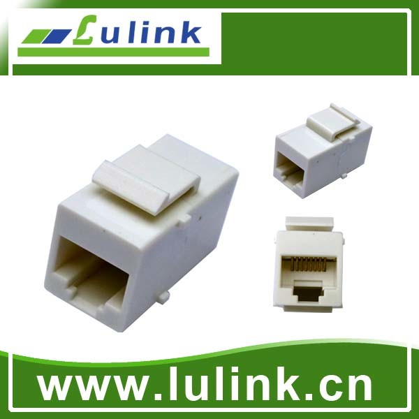 Hot Sale Cat5e in-Line Coupler RJ45 Keystone Jack