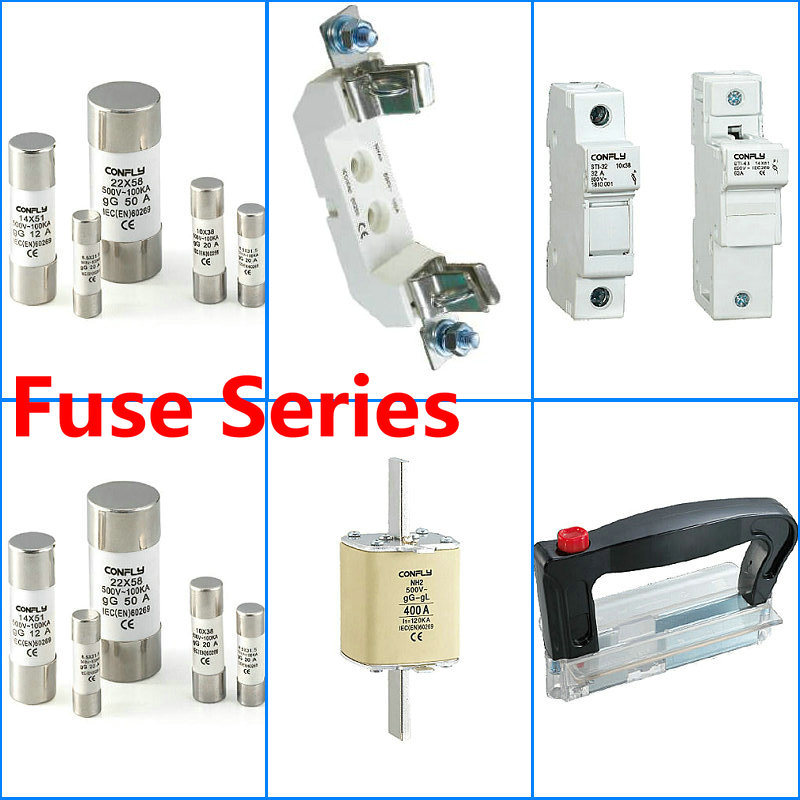 Ce Certificate Cylindrical Protection Contact Cap Fuse Link