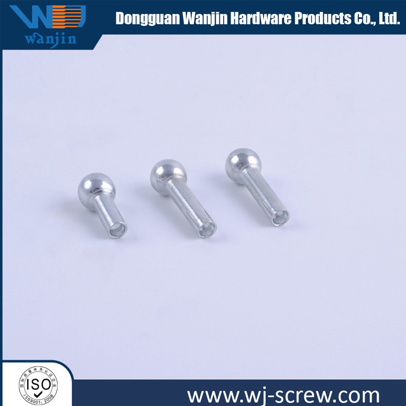 OEM Non-Standard Metal Black Hollow Solid Thread Hex Flat Head Rivet