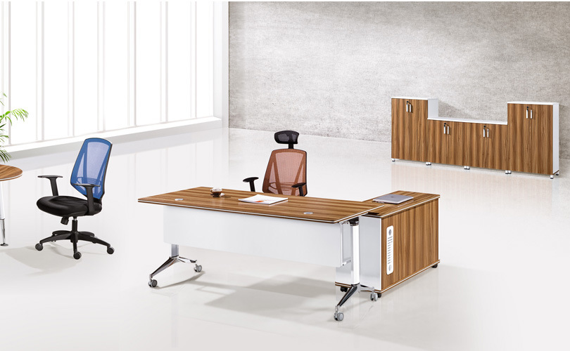 Chuangfan Office Furniture Modern Metal Leg Executive Desk CF-D81607