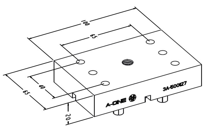 Erowa Aluminum Electrode Holder 3A-500127