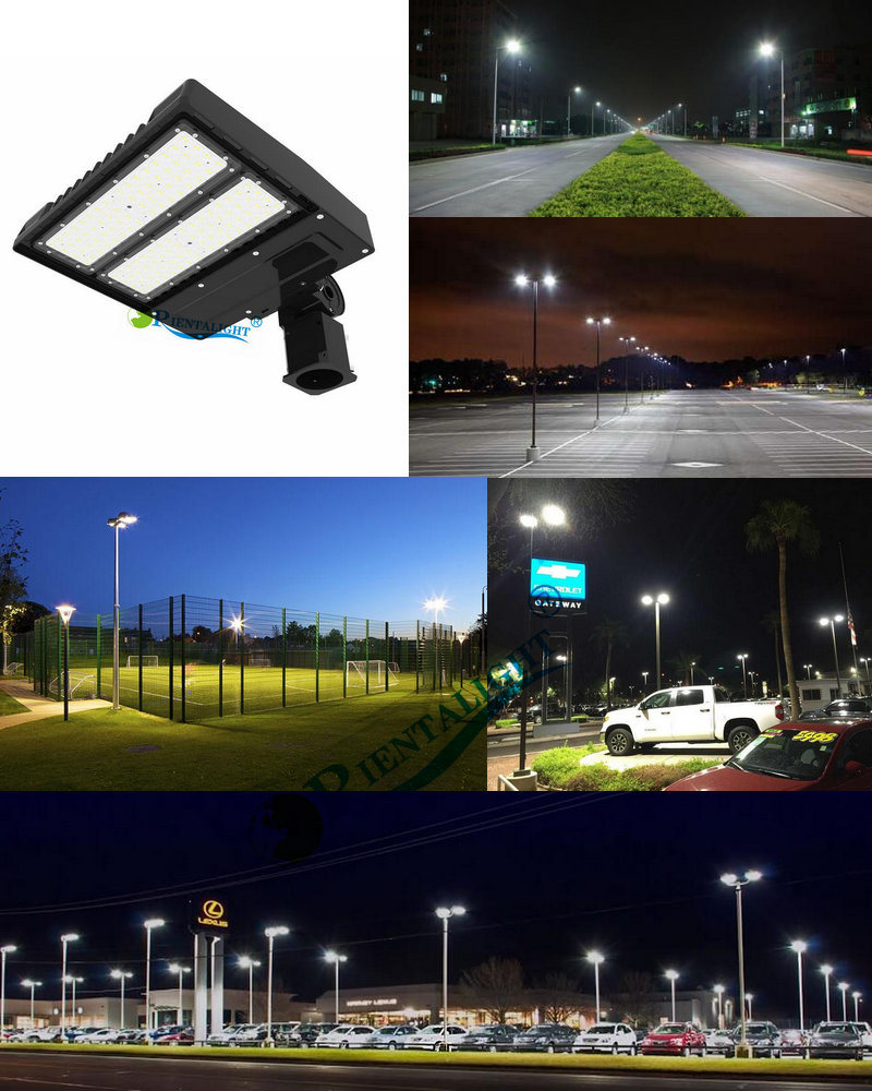 150W 300W Parking Lot Area Solar LED Street Light with ETL Dlc Certificate