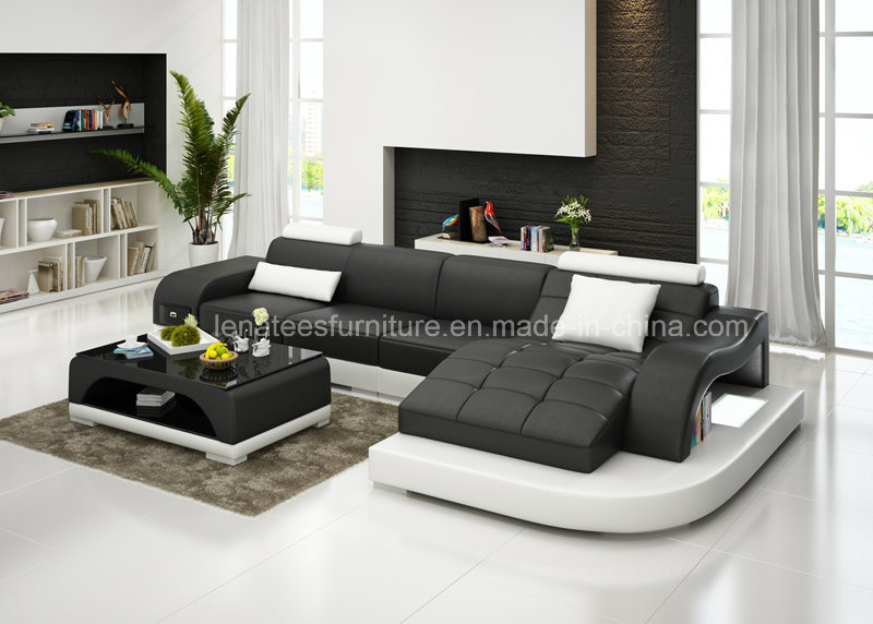 G8009d Large Size L Shape Livingroom Sofa
