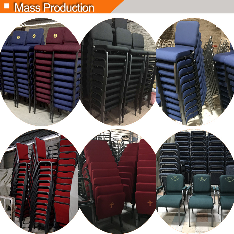 Metal Stacking Church Hall Chairs with Arm (JC-JT55)