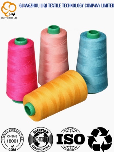 Hot-Selling 100% Polyester Spun Yarn Polyester Sewing Yarn 40s/2