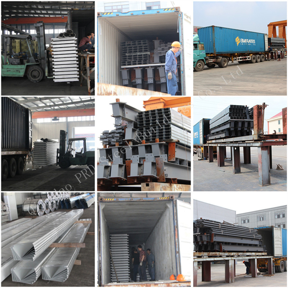 Prd Steel Building Steel Workshop Steel Warehouse with BV/ISO9001/SGS Standard