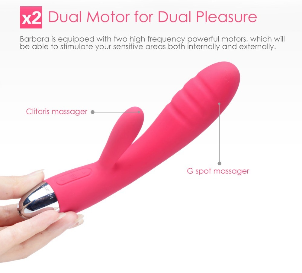 G-Spot Vibrator Female Orgasm Masturbation Device Dual Motor Vibration Adult Sex Toy for Woman