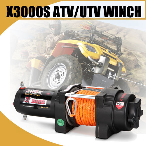 3000lbs Small 12V Electric Winch with Automatic Brake