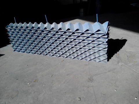 CF 150, Xf150, Xcel Plus...PVC. Drift Eliminators Cellar Type for Cross Flow Cooling Towers