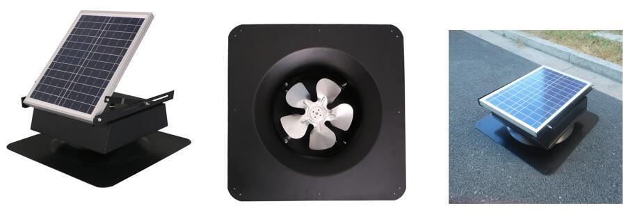 25W 9inch 12volt Duct Solar Ventilator Fan