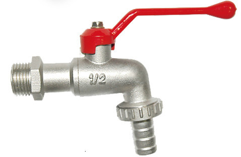 Brass Hose Cock/Bibcock/Tap with Alumium Handle (EM-V-A151)