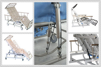 Lockable Gas Spring with Rigid Stopped Any Place for Medical Bed