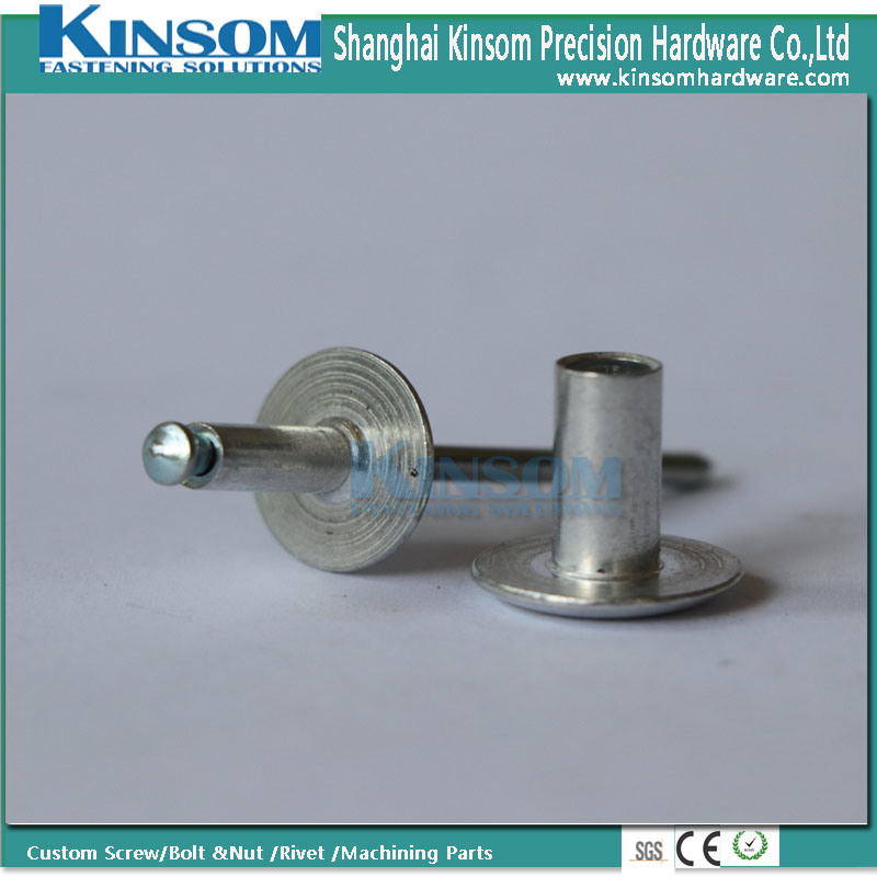 Aluminum Asembly with Blind Rivets Semi Tubular Rivet