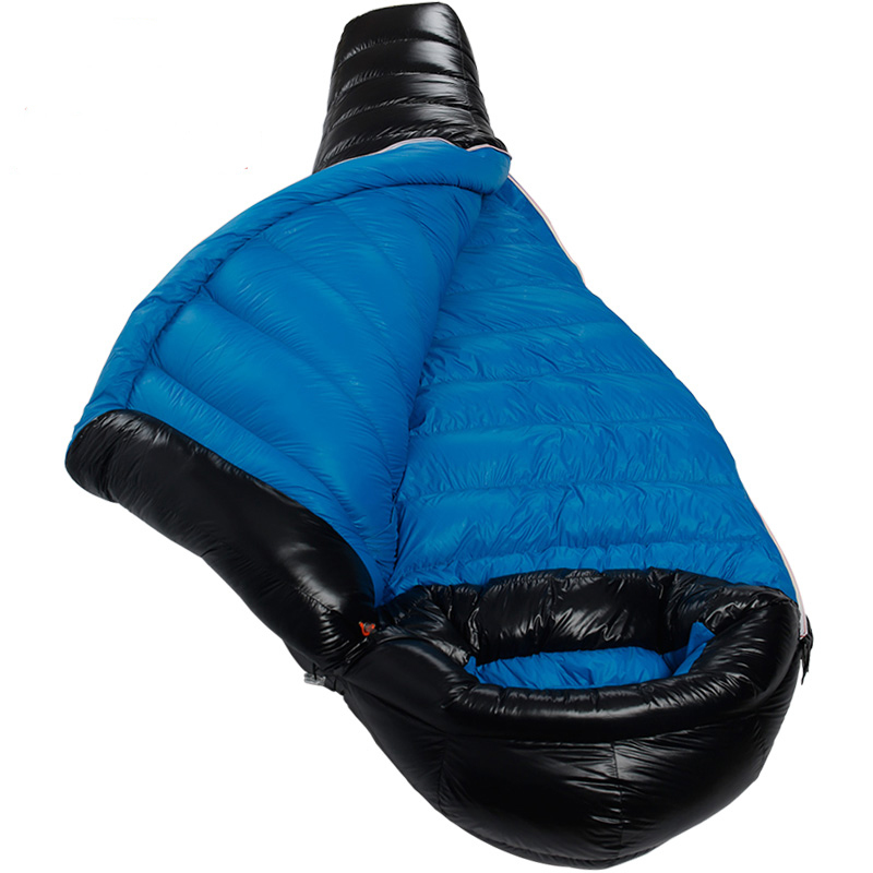 New Winter Camping Professional Ultralight Mummy 90% Duck Down Sleeping Bag