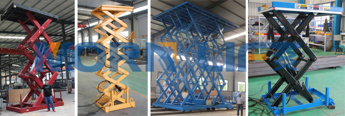 Stationary Hydraulic Cargo Scissor Lift for Sale