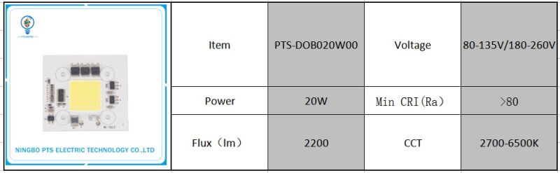 High Power Dob 20W LED Power COB