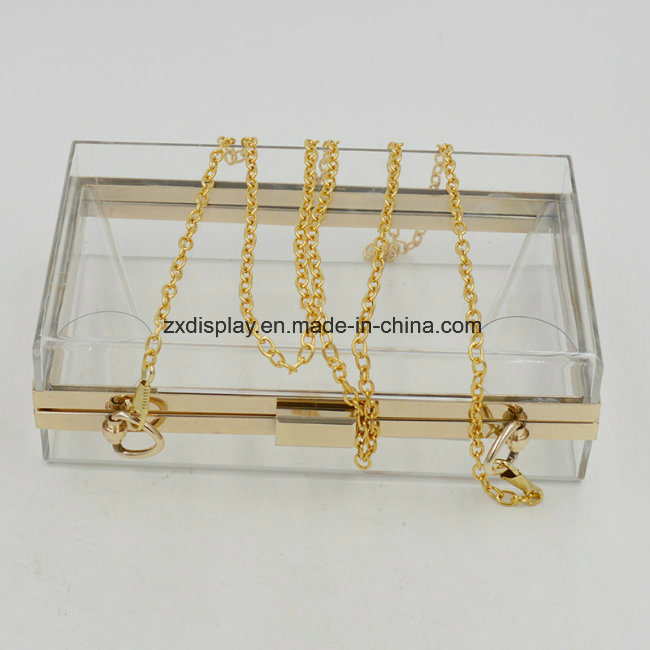 Wholesale Trendy Women Clear Acrylic Evening Clutch Bag