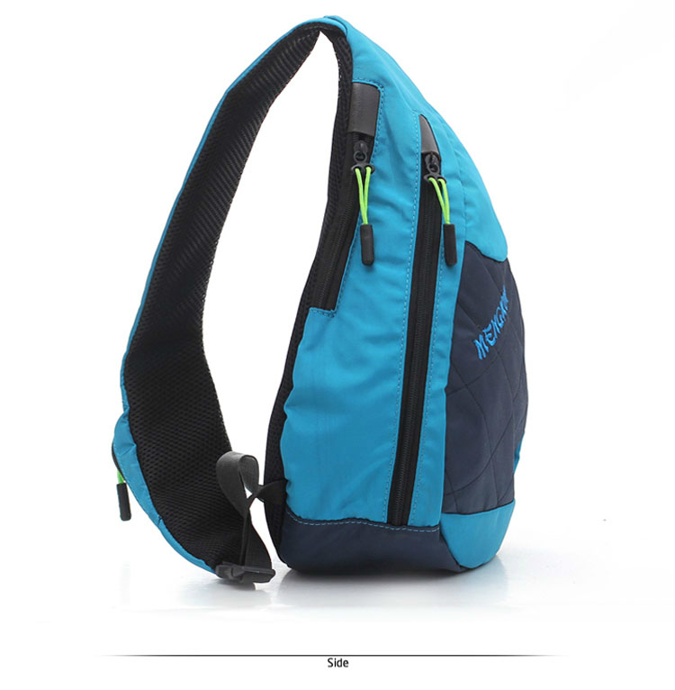 Leisure Waterproof Nylon Triangle Sling Bag for Sports Travel Outdoor