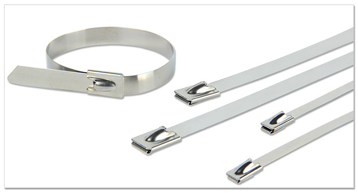 Heavy Duty Adjustable Electrical Reusable Metal Zip Ties