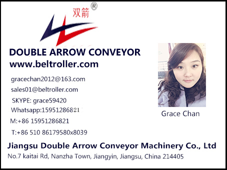 Steel Carrier Conveyor Roller Idlers