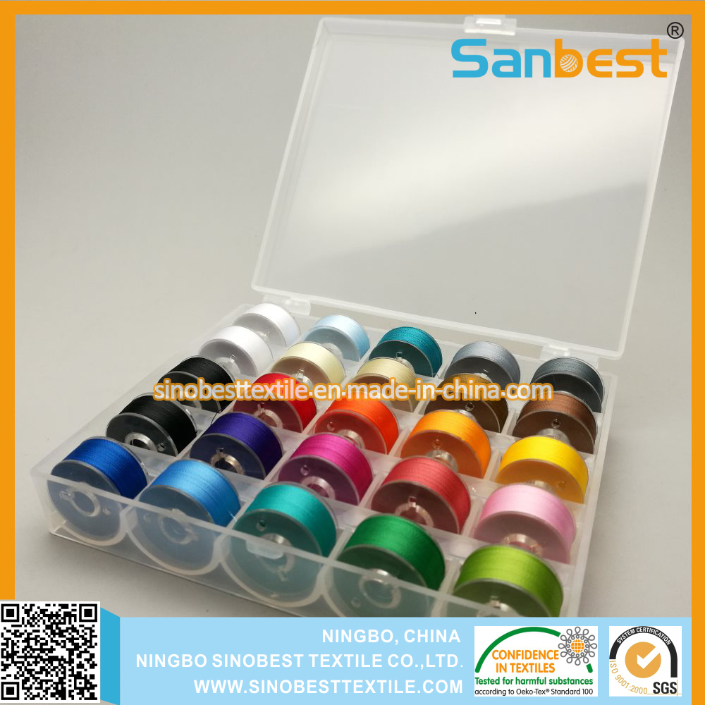 a Size Prewound Bobbins Thread in 25 Colors