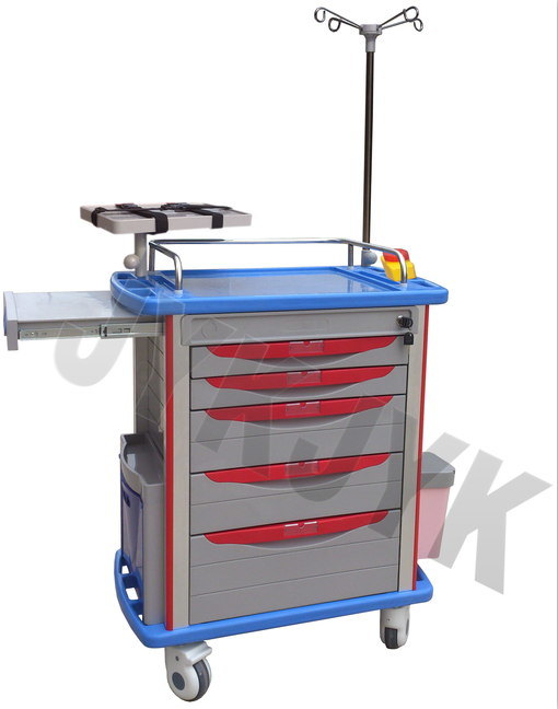 Medical ABS Emergency Trolley Jyk-C10c