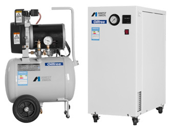 3.7kw 8bar Japan Dental Oil Free Scroll Air Compressor