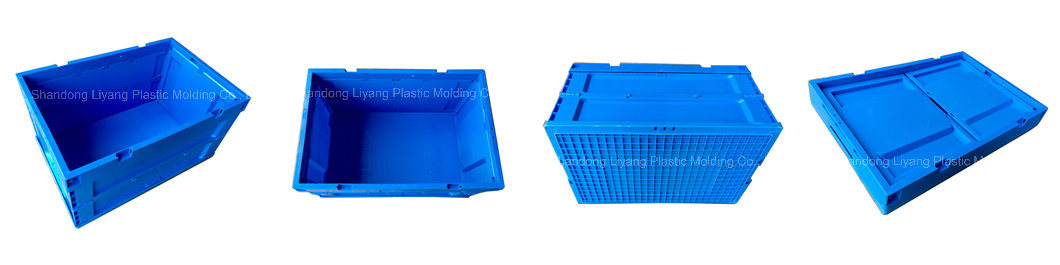 Wholesale Plastic Foldable Turnover Box Collapsible Storage Box Folding Container