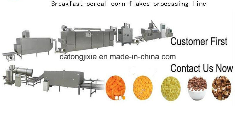 Corn Chips Snack Extruder / Corn Flakes Machine