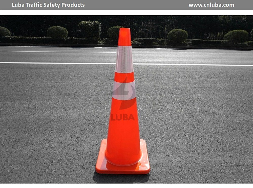 Road Safety and Security Orange PVC Traffic Cones
