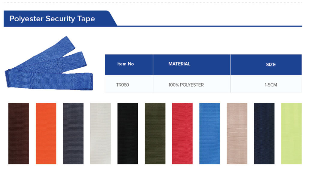 Polyester Webbing Woven Tape for Safety Belt