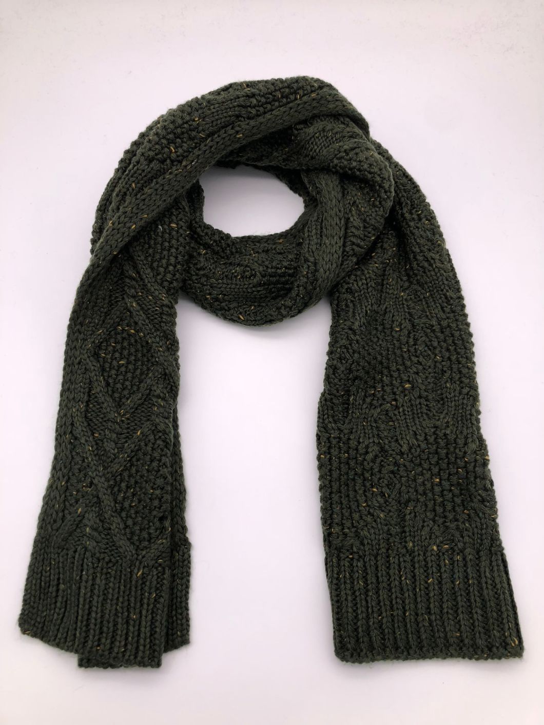 OEM Customized Acrylic Knitted Scarf Manufacturer
