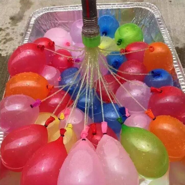 Latex Water Balloon Balls Water Bomb Pump Rapid Injection Summer Beach Games Water Sprinking Ballons