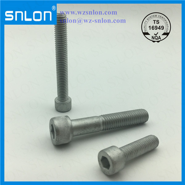 DIN912 Socket Head Cap Screws with Knurling Dacromet Allen Bolt