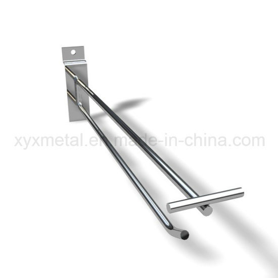 Double Wire Exhibition Shop Fitting Display Hooks with Price Tag