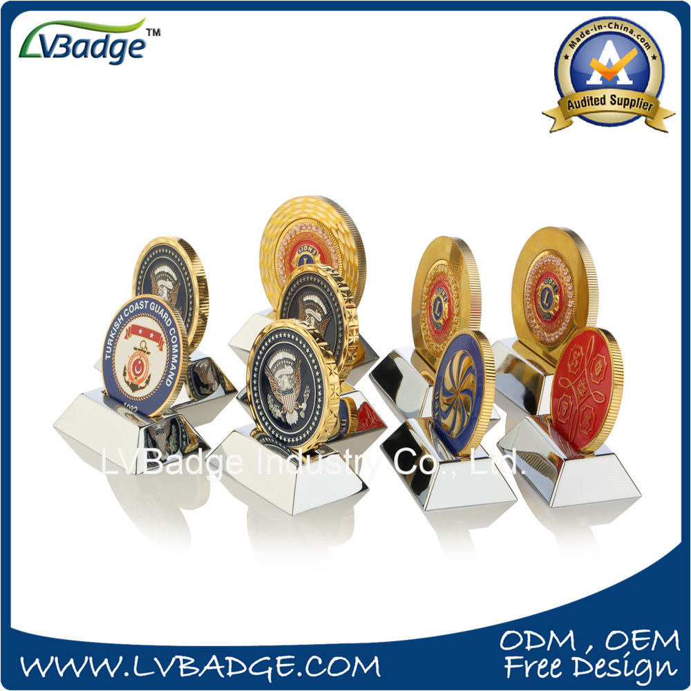 Metal Souvenir Challenge Coin with Special Edge