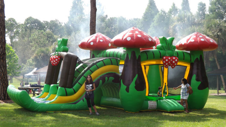 Inflatable Mushroom Bouncy House