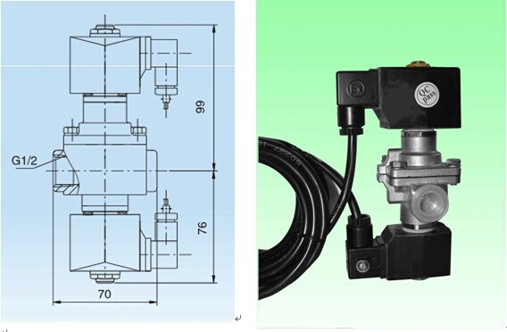 S. S. Double-Coil Solenoid Valves for LPG Dispensers (CF8-E)