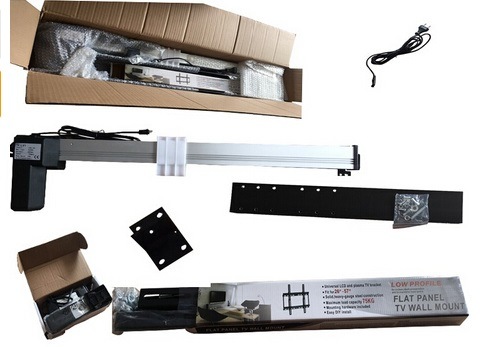 TV Lift Linear Actuator Full Set with Brackets and Controller