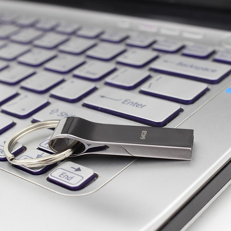 Metal Keyring Mini USB Flash Disk Memory Storage