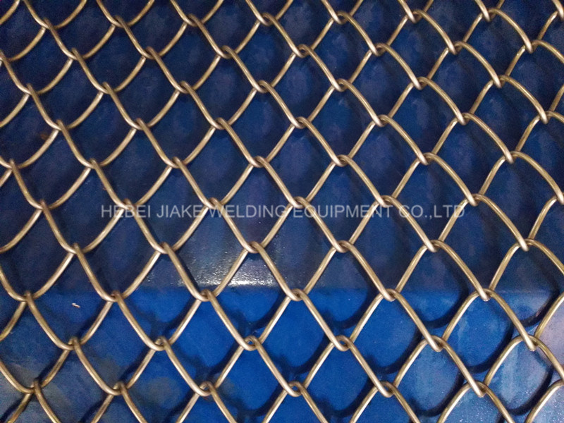 PVC Coated Galvanized Steel Wire Fully-Automatic Chain Link Fence Machine