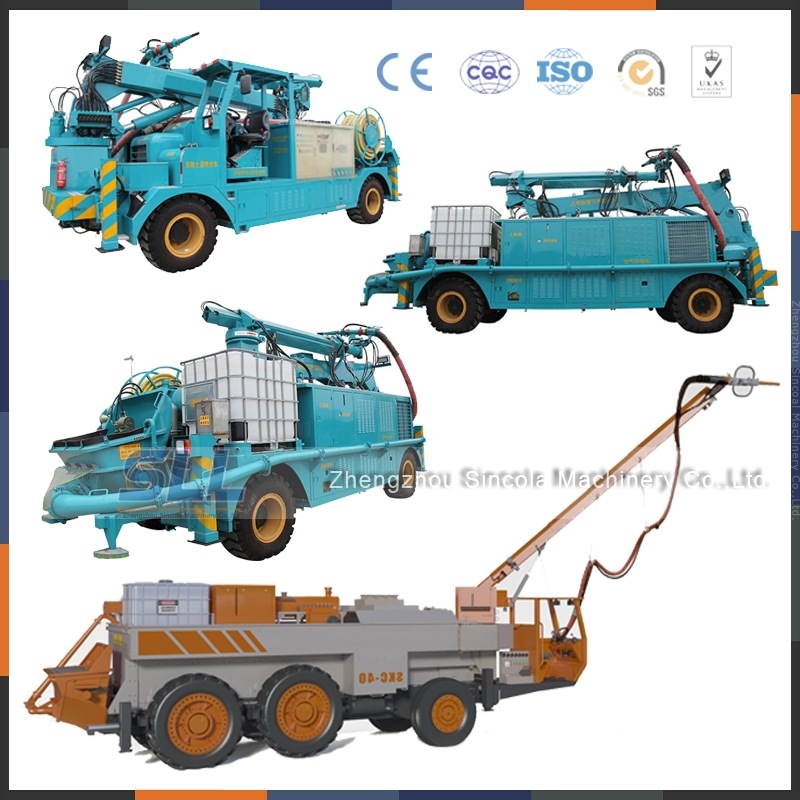 High Efficiency Shotcrete Machine Accessories with Mobile Manipulators