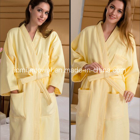 Wholesale Terry Cloth Customized Logo Hotel Bathrobe, Waffle Bathrobe, Coral Fleece Bathrobe