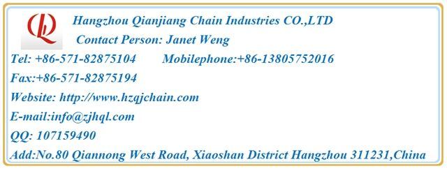 06f High Quality O-Ring Double Roller Chain