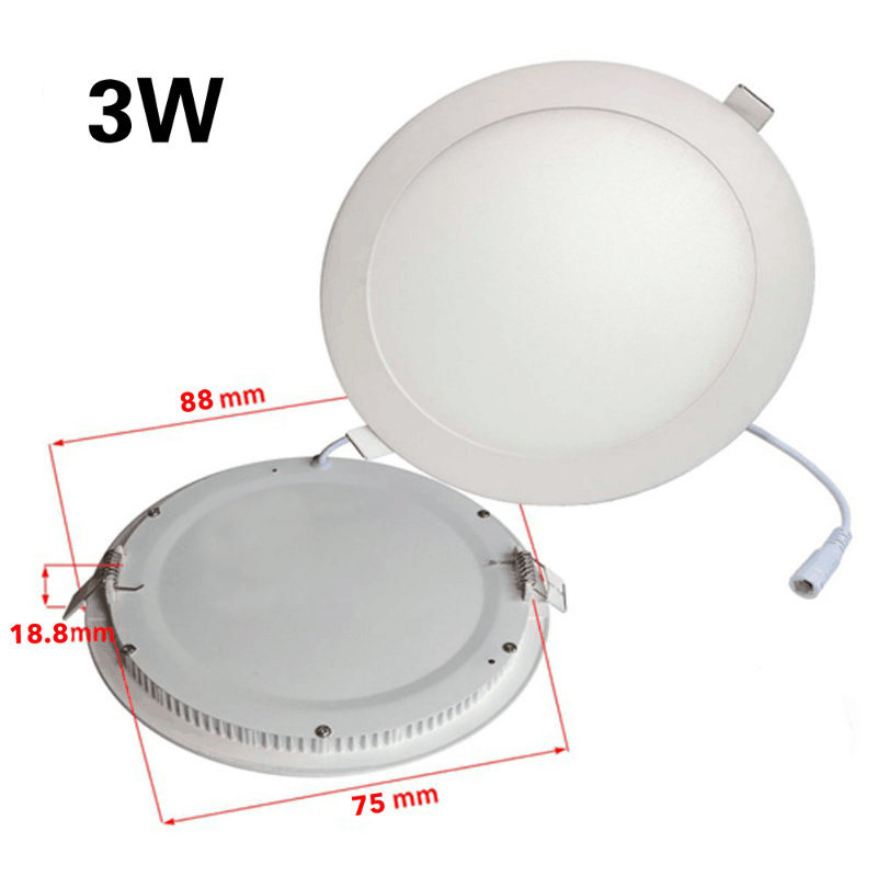 3W 6W 12W 18W 24W LED Recessed Down Light