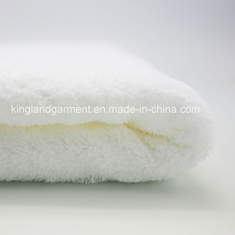 Home Hotel Textile 100% Cotton White Clean Bath Towel