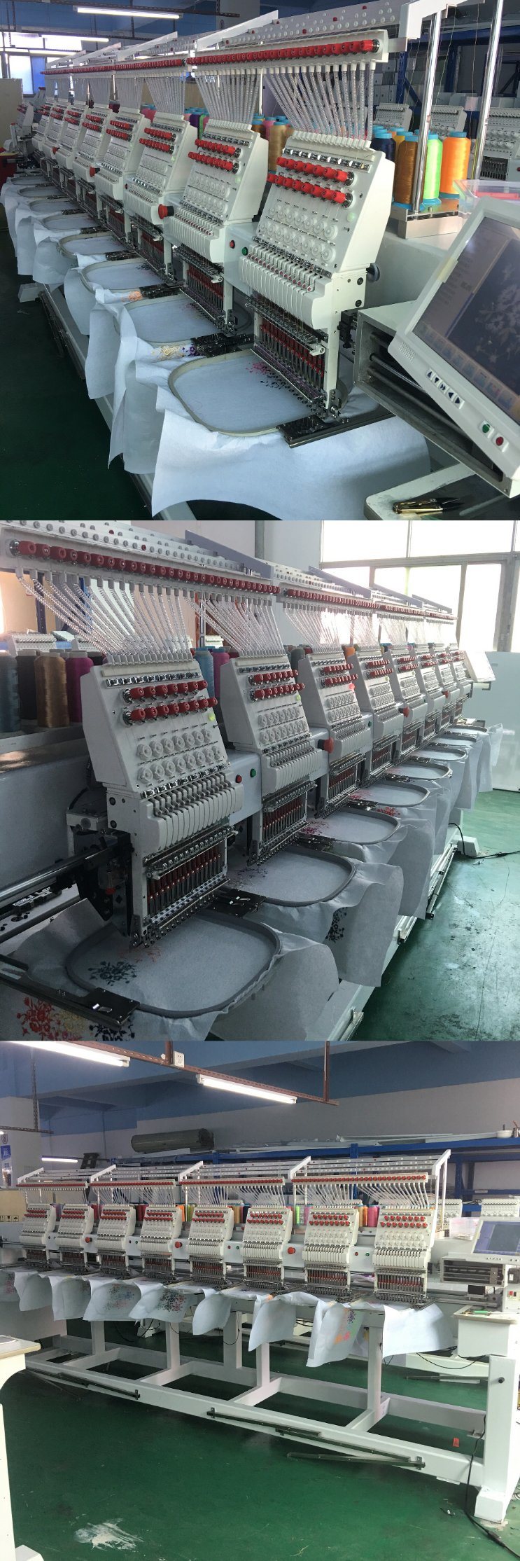 Computerized 8 Heads Embroidery Machine as Well as Feiya Machines