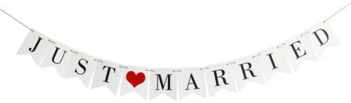 Creative Letter Wedding Decoration Background Decoration Flag Just Married Wedding Banners