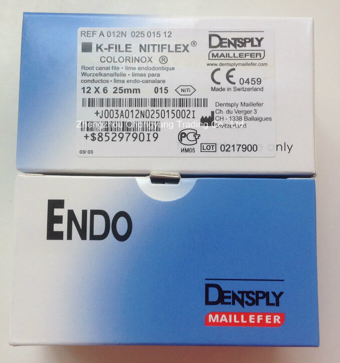 Dental Root Canal Endodontic Dentsply H-Files Niti Flexible